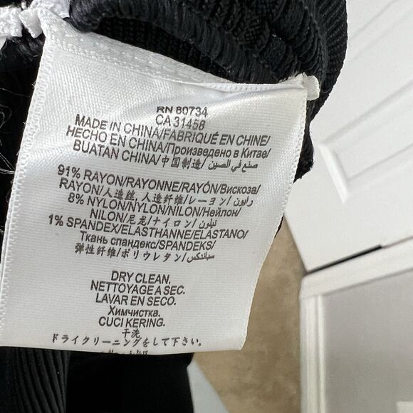 Herve Leger Size S Bandage Dress CARMEN” Black Off the Shoulder Knee Length - Picture 8 of 10